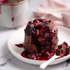 Chocolate Berry Mug Cake
